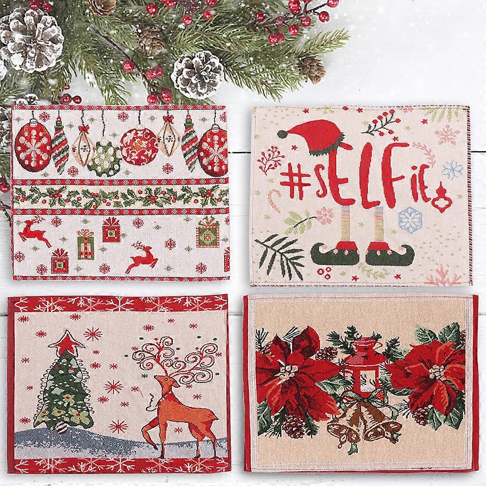 Merry Christmas Placemats for Dining Table