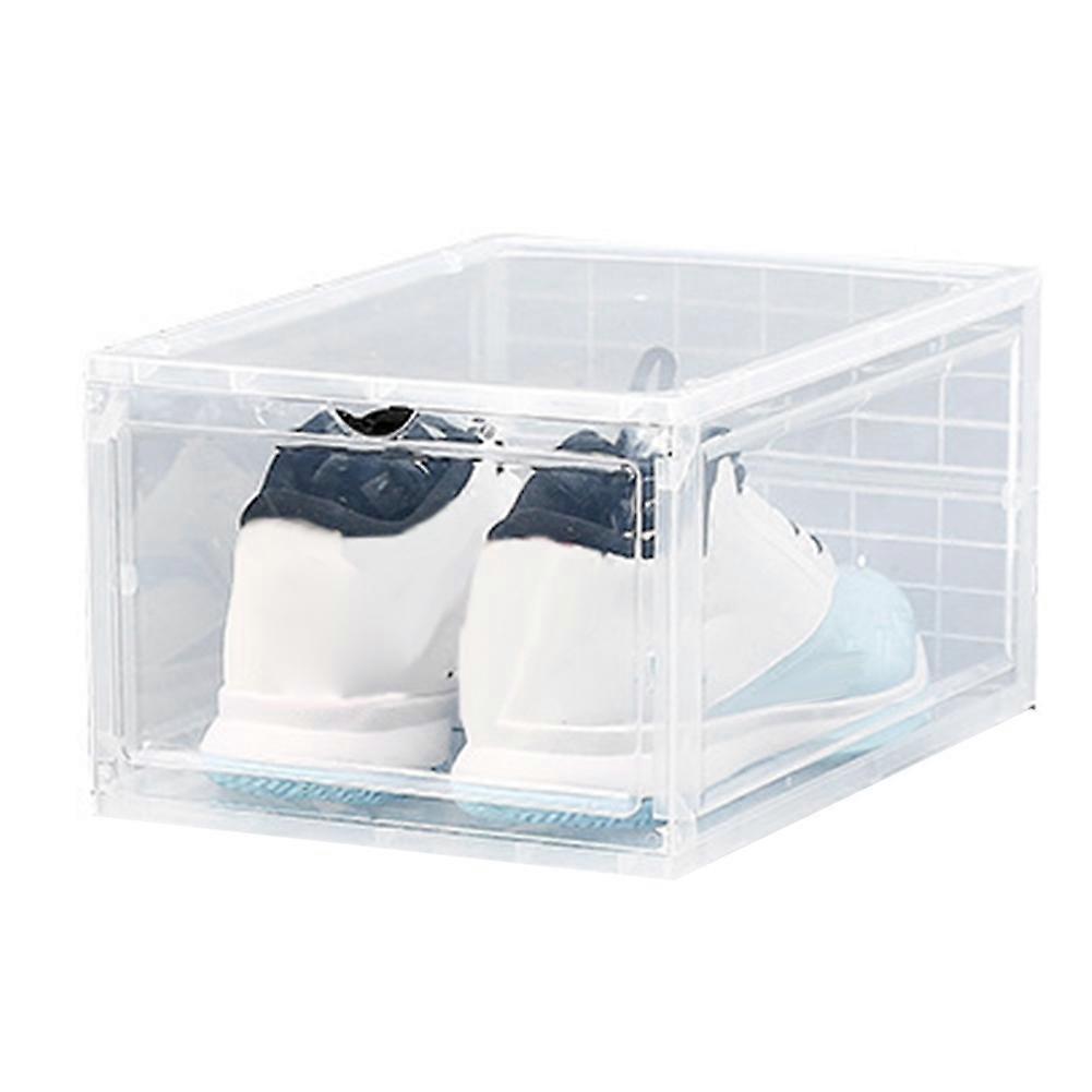 Clamshell Stackable Dustproof Shoes Storage Container Display Box Organizer KAESI