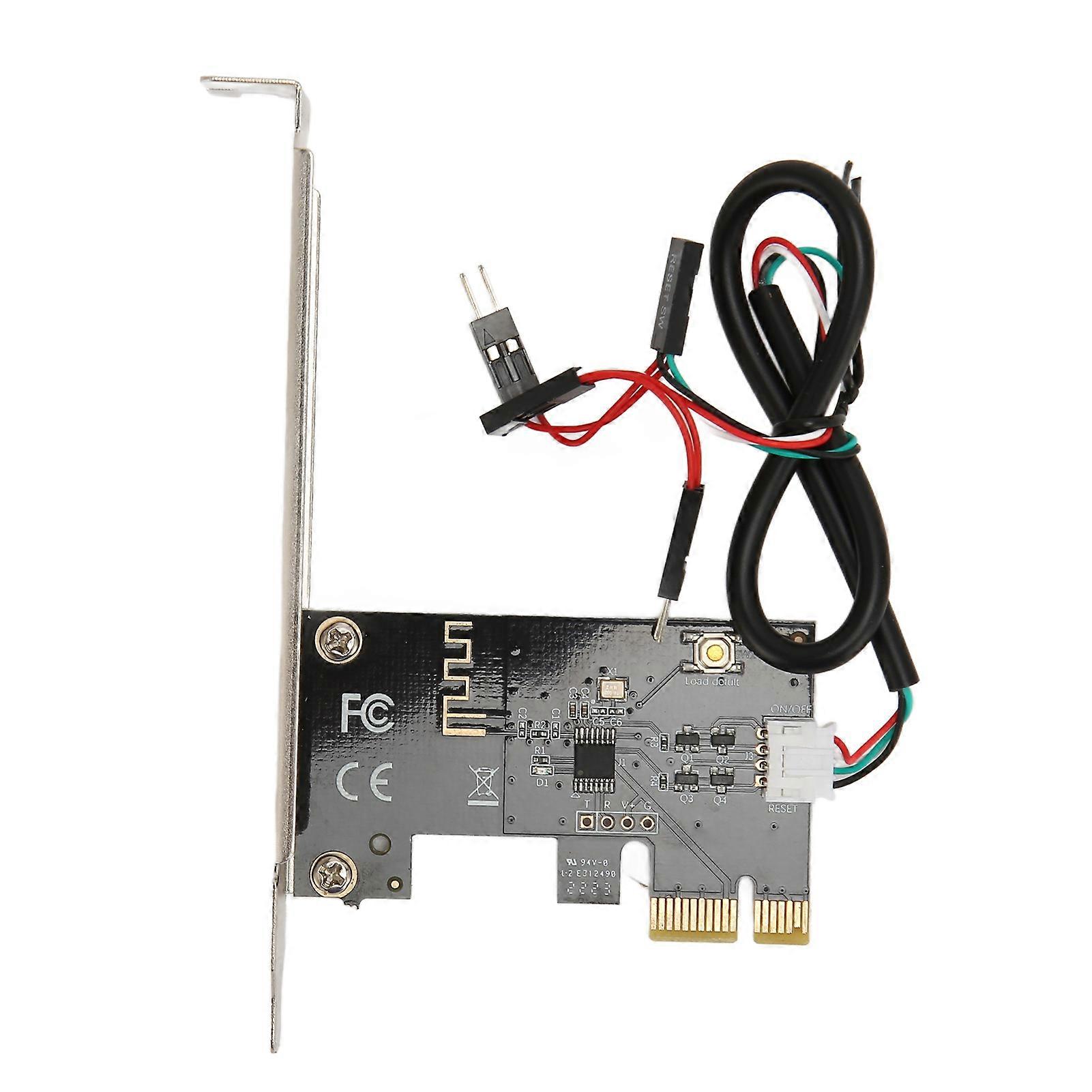 Computer Power Reset Switch PCIE Card Precise Control Thickened Gold Pin APP Remote Control PCIE Card for Desktop PC