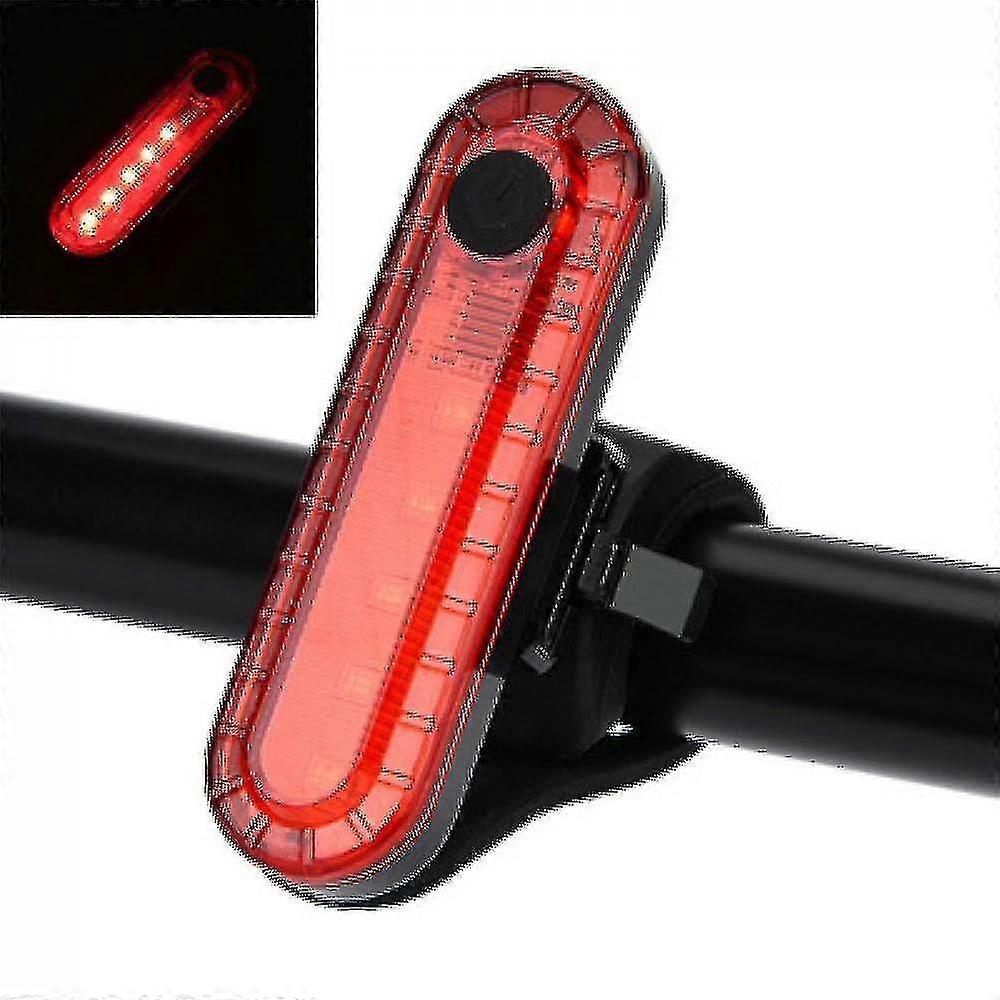 2pcs Usb Rechargeable Led Bike Tail Light(red Light)