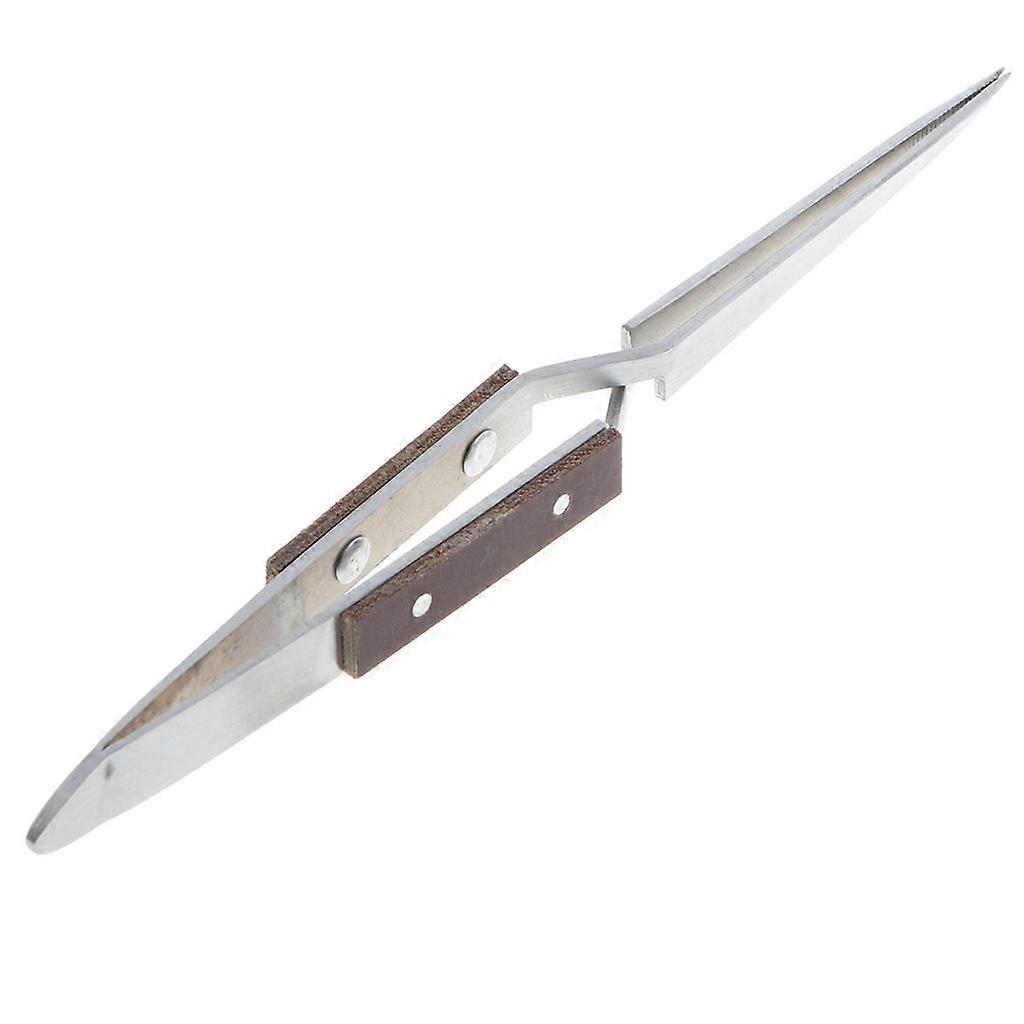 Straight Tip Tweezer Stainless Steel for Electronics Professional Precision Hand Tool