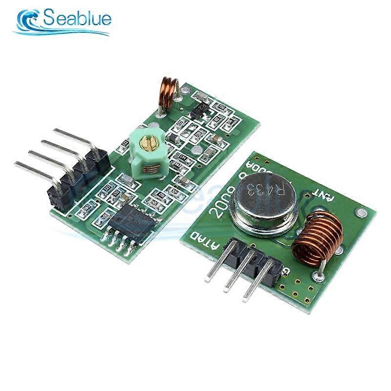 315Mhz 433Mhz RF Module d’émetteur et de récepteur sans fil DC 5V 315Mhz 433MHZ sans fil pour Arduino Raspberry Pi / ARM / MCU Diy