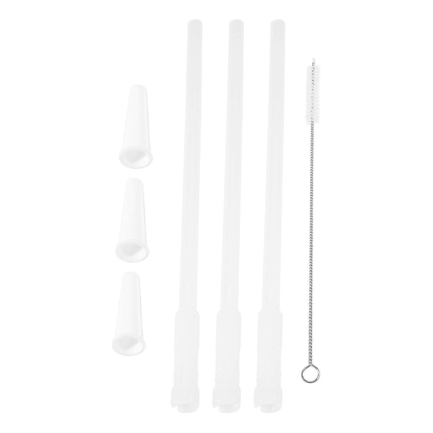 Straws Compatible Gallon Water , Reusable Adjustable Straws compatible with 1000Ml/2000Ml Jug, 3 Str