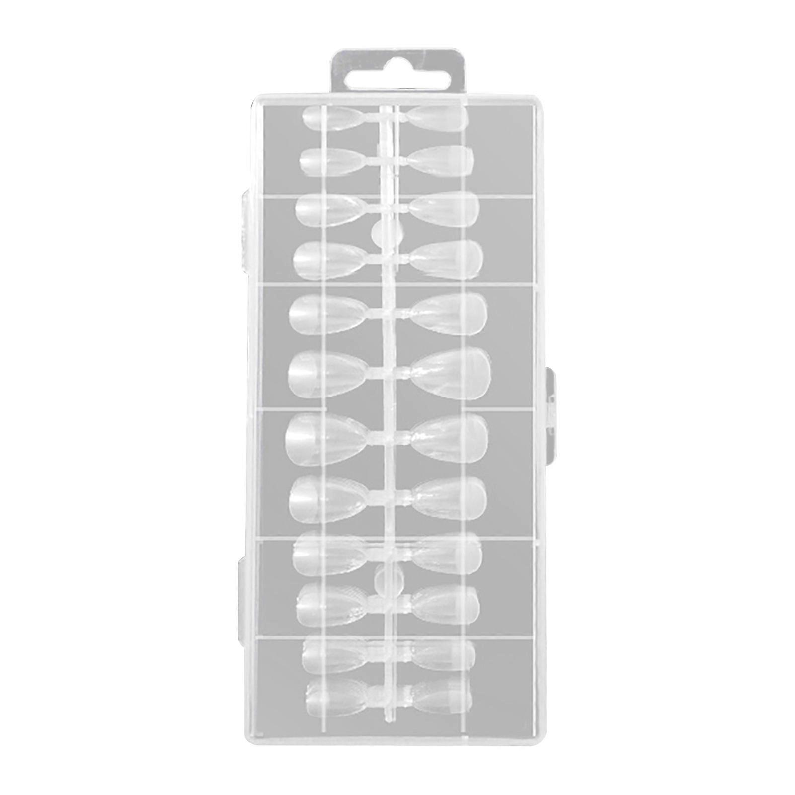 Lightweight, Non-marking, Full-coverage, Flexible And Non-damaging Nail Set, For Soaking Or Extending Nails, 240 Pieces Per Box.