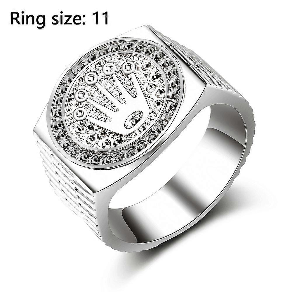 リング フォー メン ズ ヒップホップ シルバー ゴールド キング クラウン 失恋 ハート フィンガー リング