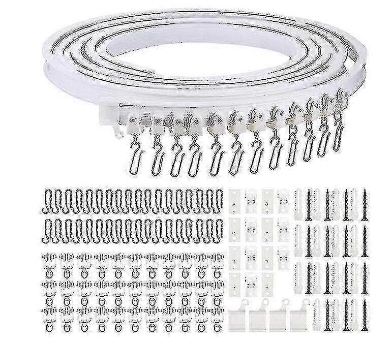 Riel curvo para cortina de techo flexible de 5 metros