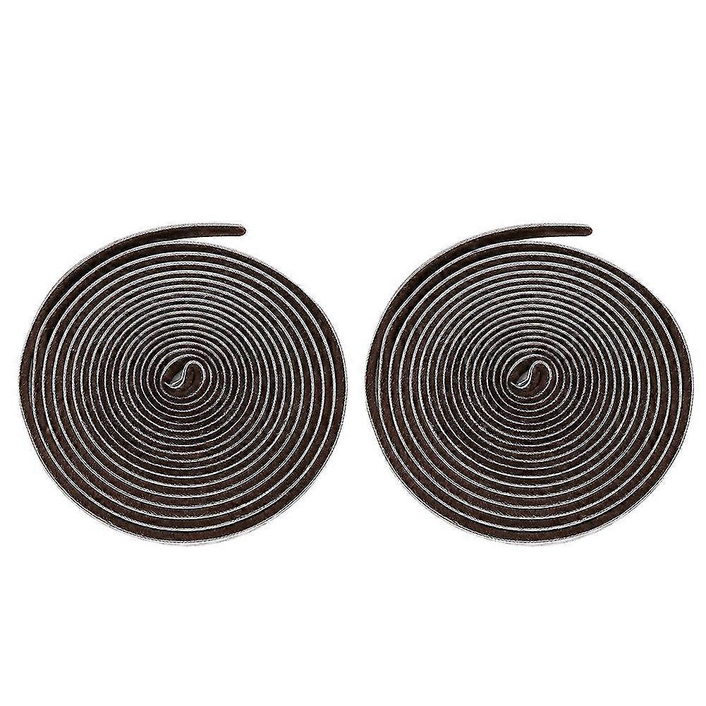 Self-Adhesive Sealing Strip 5m Brown - Dust-Proof and Windproof for Household, Door, Window, Car (2Pcs, 9x5mm)