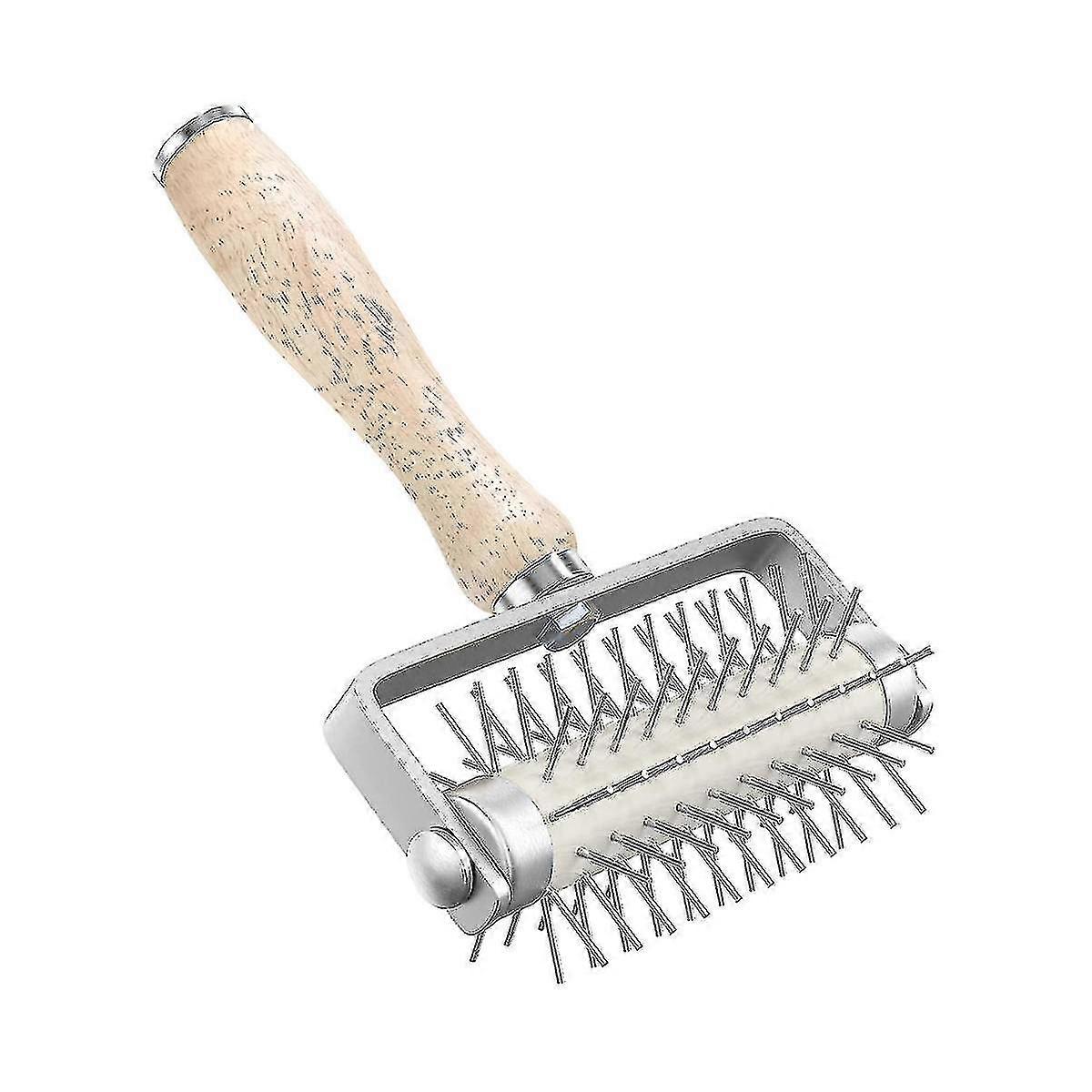 Gebak roller met roestvrij staal spikes pizza tool, voorkomt deeg van blaarvorming, pizza maken Ac