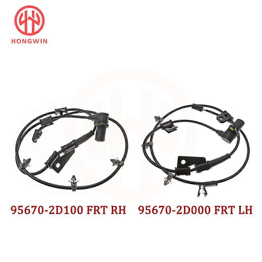 For Hyundai Elantra 2001 02 03 04 05-2006 2.0L Front Rear ABS Wheel Speed Sensor 95670-2D000,95670-2D100,95680-2D000,95680-2D100