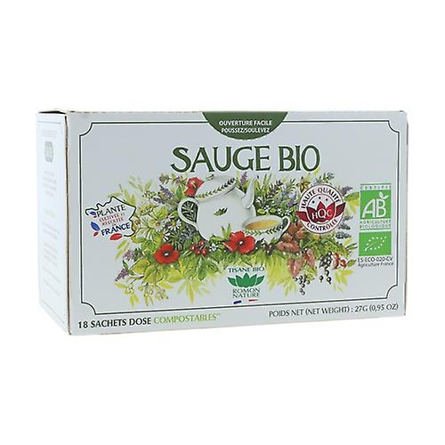 Organic sage herbal tea 18 infusion bags