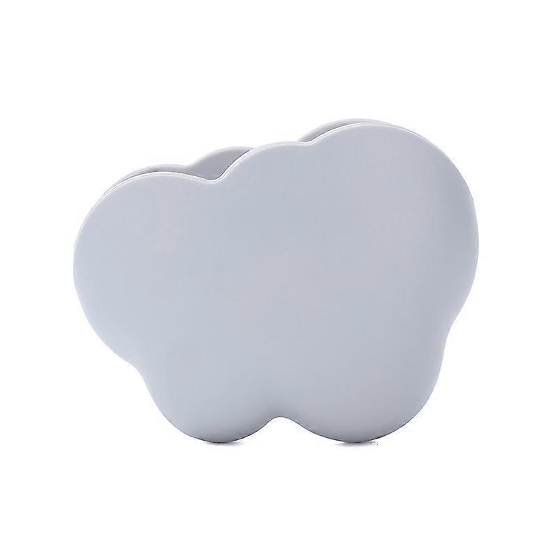 Gray Mobile Phone Wall Holder Wall Mount Remote Control Storage Box