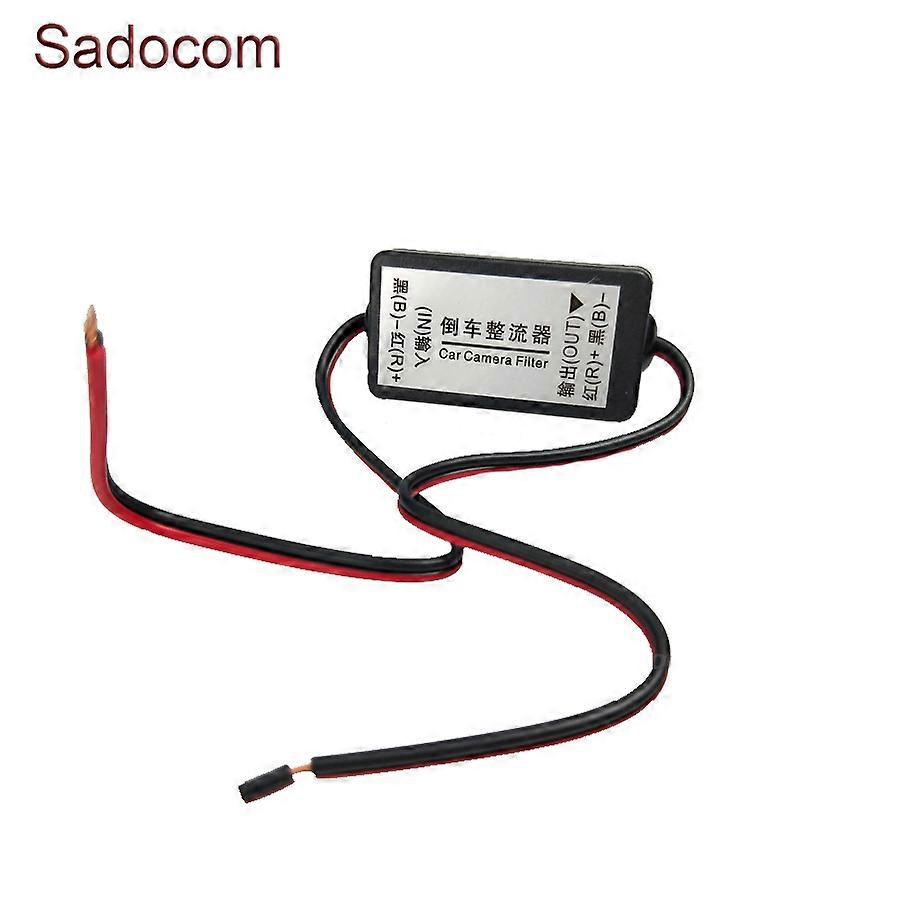12V Power Filters Reversing Rectifier Ballasts For Solve Rear View Camera Ripple Splash Screen Interference Relay Filter White