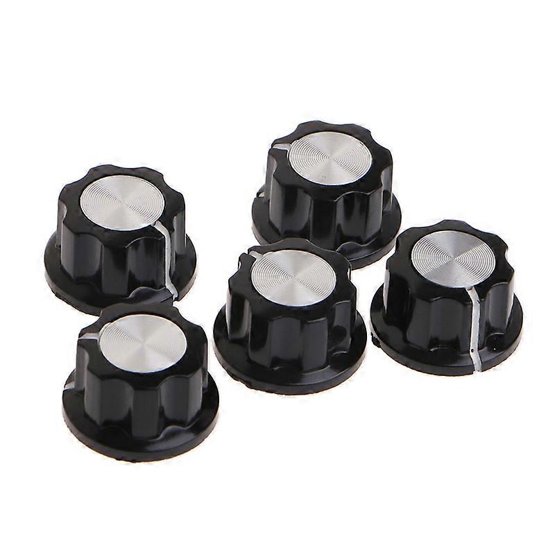 5 Pcs MF-A01 Potentiometer Knob Cap Inner 6mm Rotary Switch Bakelite WH118 WX050