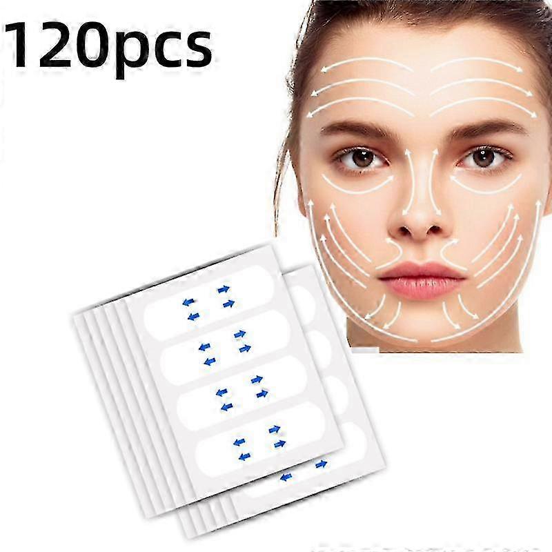 40/80/120PCS αόρατη ταινία ανύψωσης προσώπου αντι γήρανση ρυτίδων στιγμιαίο λίφτινγκ προσώπου