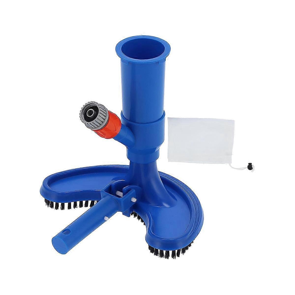 Vacuum Cleaner,Jet Vacuum Entertainment Pool Cleaner,With Brush Pole for Fountain Pond Swimming Poo