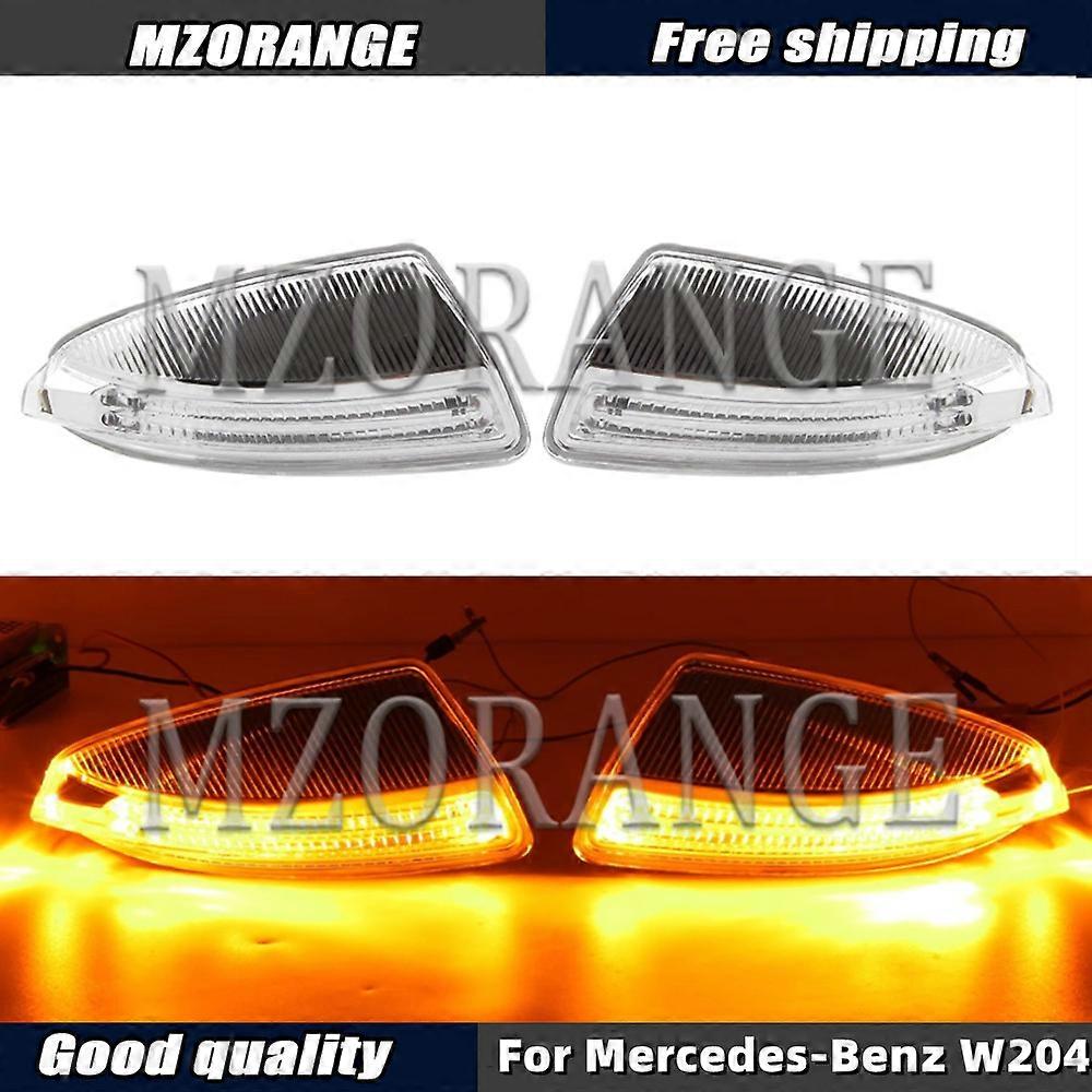 Luz de seta LED para espelho retrovisor lateral para Mercedes-Benz W204 W164 ML300 ML500 ML550 ML320, acessórios para lâmpada de espelho retrovisor