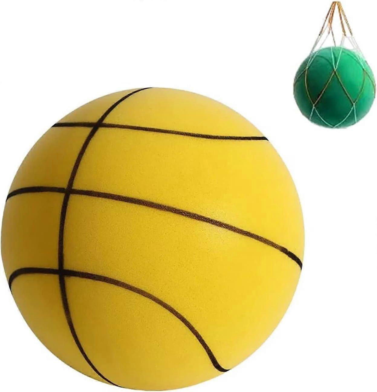 Silent Basketball, Silent Ball, Low Noise Indoor Training Ball, Uncoated High Density Foam Ball, Microporous Silent Foam Basketball