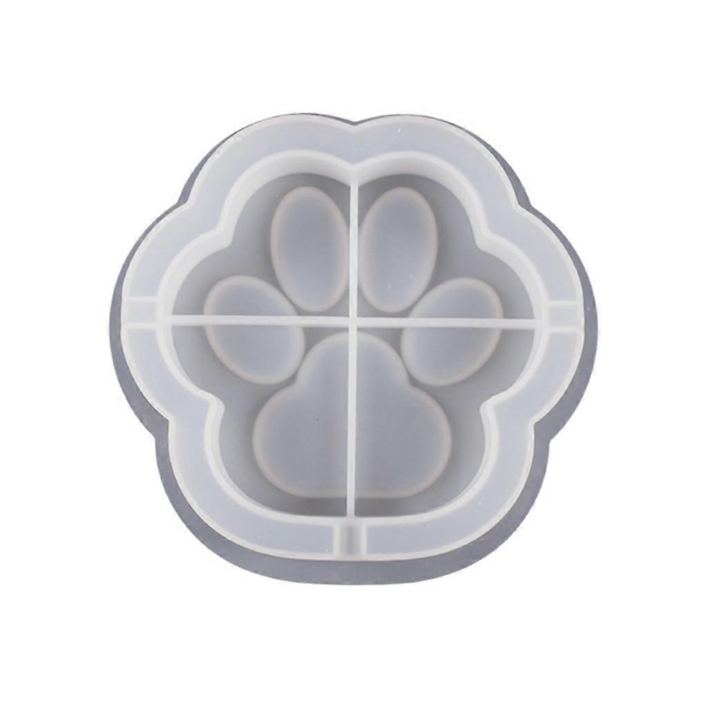 Resin Casting Mold for Making Cat Footprint Ashtray DIY Jewellery Box Casting
