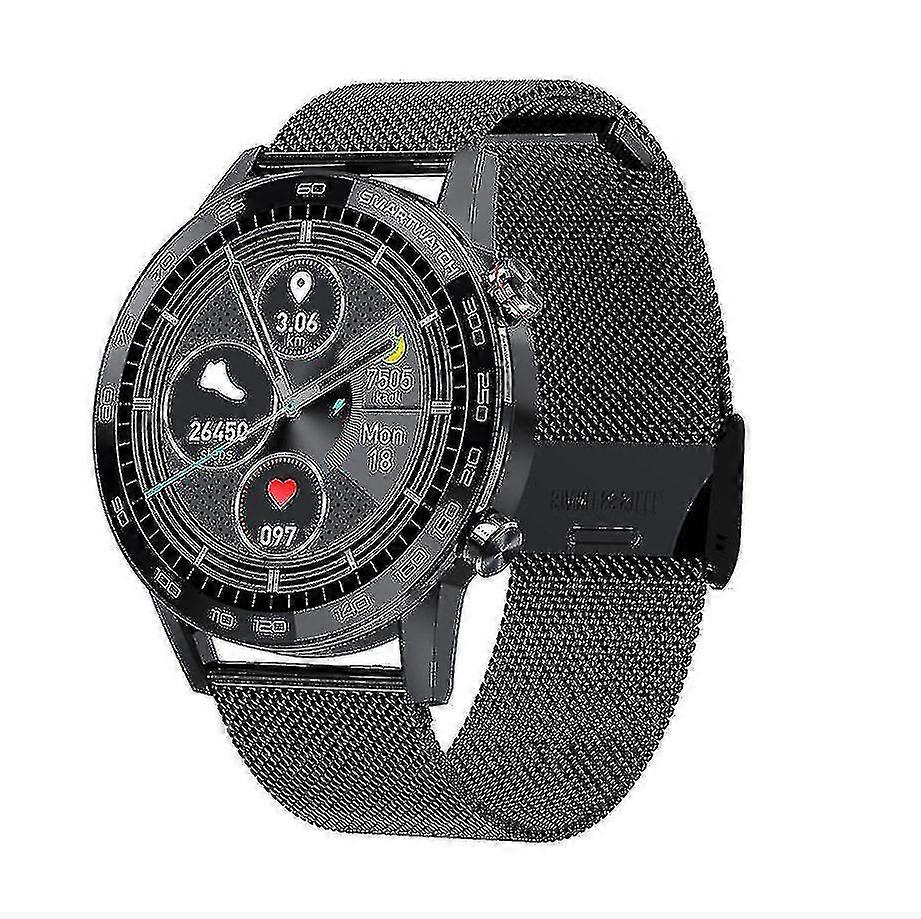 Chronus Smart Watch pour femmes Moniteur de sommeil de fréquence cardiaque, écran tactile, montre intelligente étanche de 5 atm pour Android Ios (noir)