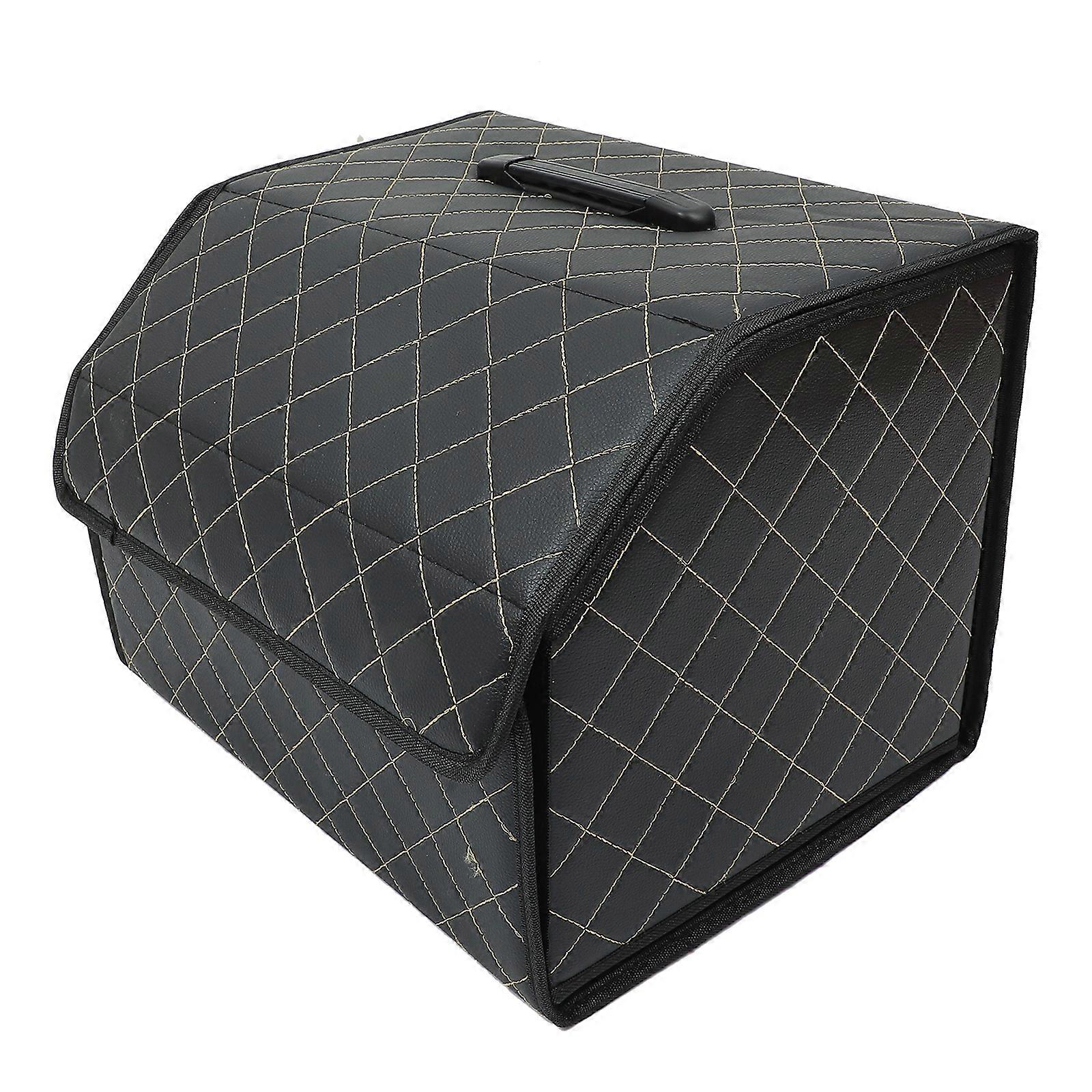 Multipurpose Car Trunk PU Leather Storage Box Car Trunk Storage Organizer Box