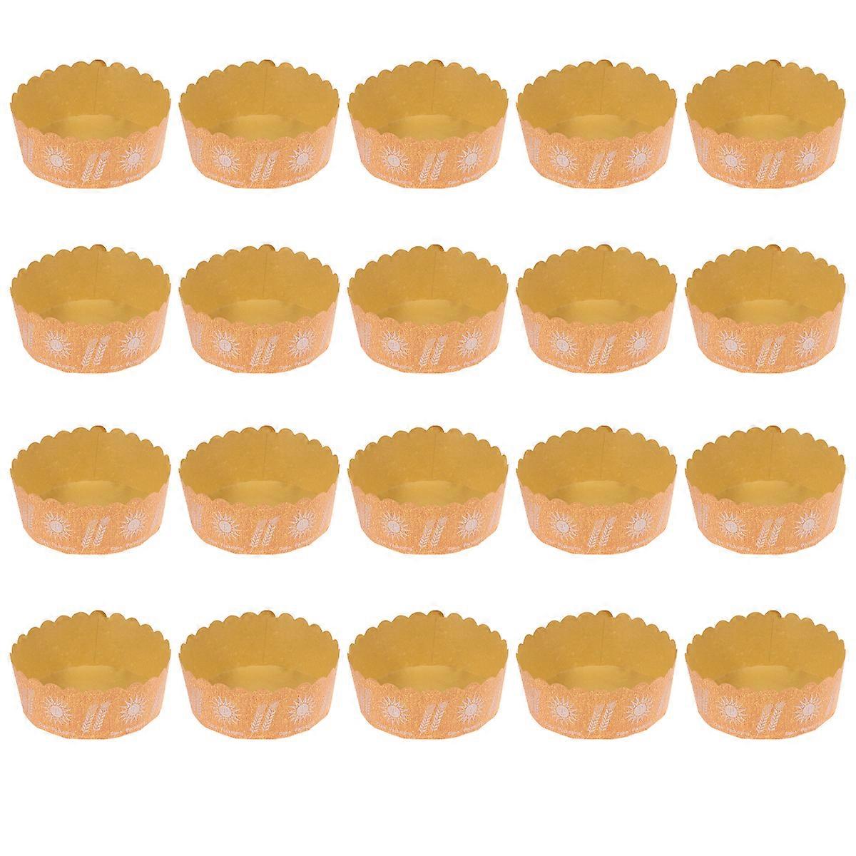90 PCS Greaseproof Paper Baking Cups Paper Baking Cups Large Large Cake Liner Kraft Cupcake Cups Muffin Liners