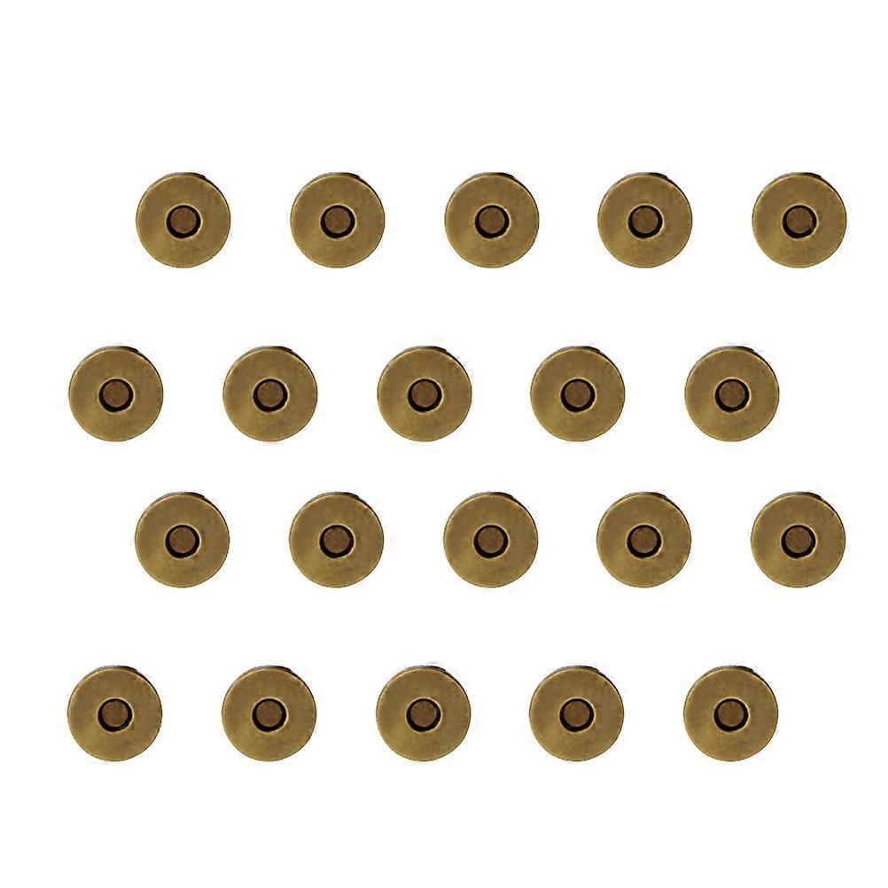 20 Pcs Leather Buttons Closure Magnetic Buttons Magnetic Button Clasp Magnetic Purse Snap Clasps Button Purses Buttons Crafts