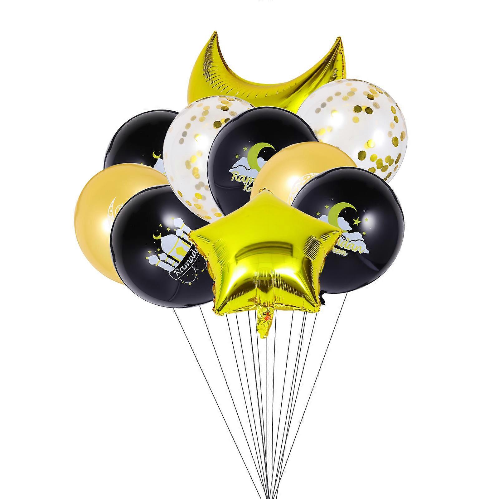 10 Pcs 1 Set Lovely Photo Props Beautiful Balloon Set Balloon Arrangements
