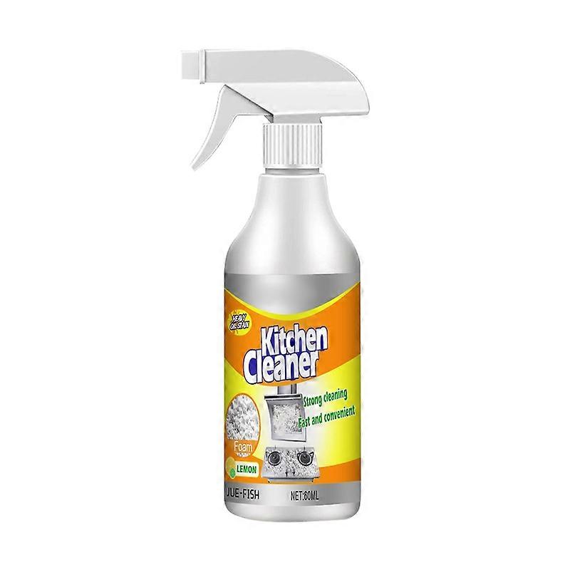 60ml Bubble Cleaner No Rinse Remove Stains Multiple Uses Rich Foam Kitchen Cleaner Spray for Home JIKAIX