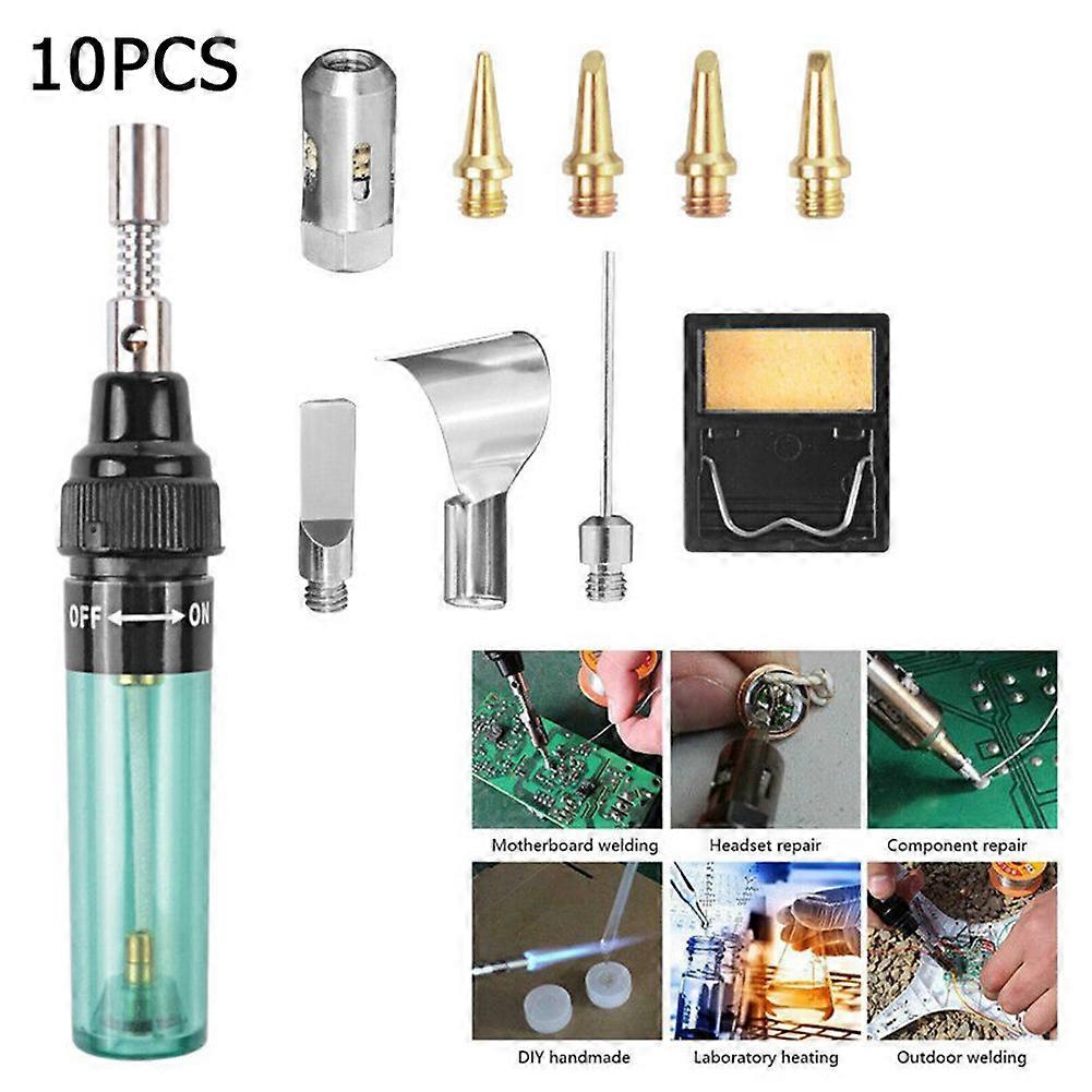 Set Soldering Iron Butane Gas Soldering Iron Cordless Welding Torch Pen Tool Kit Useful