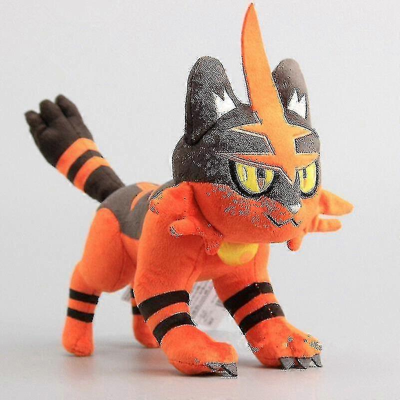 New Torracat Plush Toy Sun Moon Litten Evolution Soft Stuffed Figure