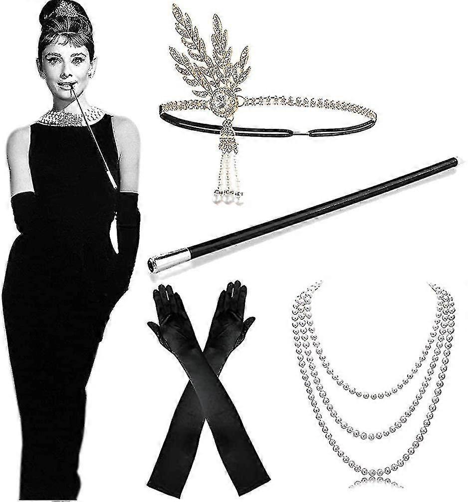 1920's Accessory Costume Women's Set