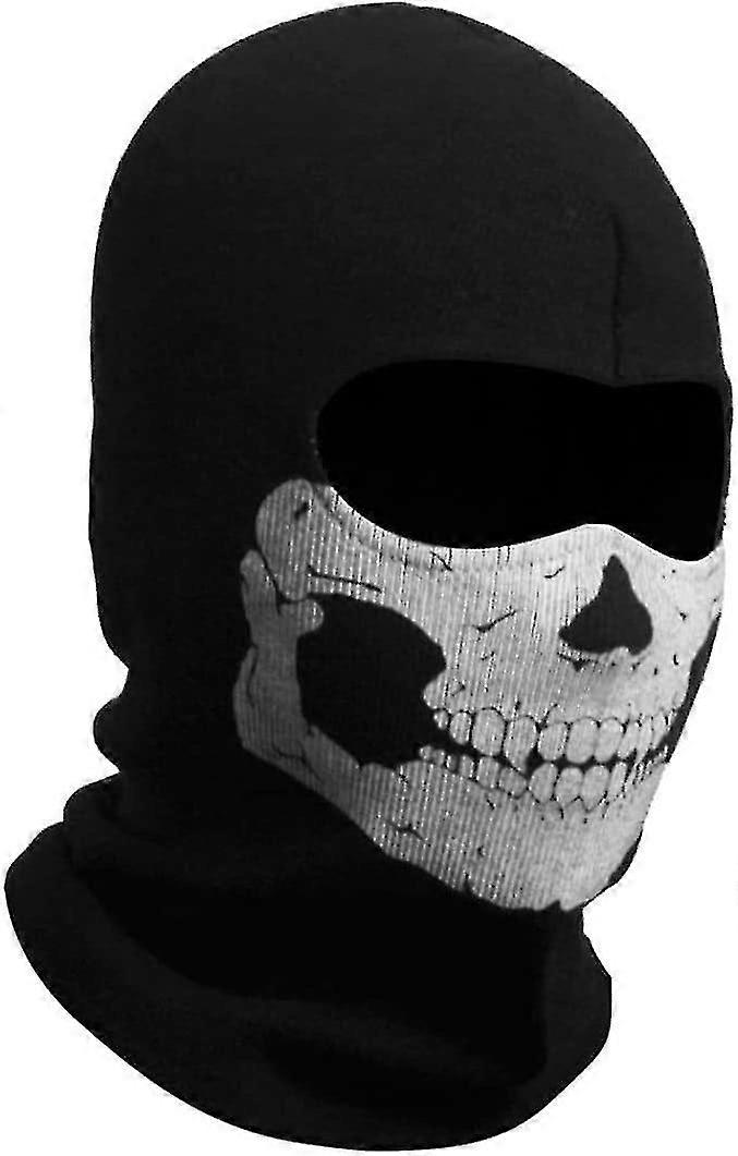 Unisex Ghost Print Passamontagna Maschera Ghosts Skull Maschera A Pieno Facciale Antivento Maschera Da Sci Moto Maschere Facciali Passamontagna Bet...