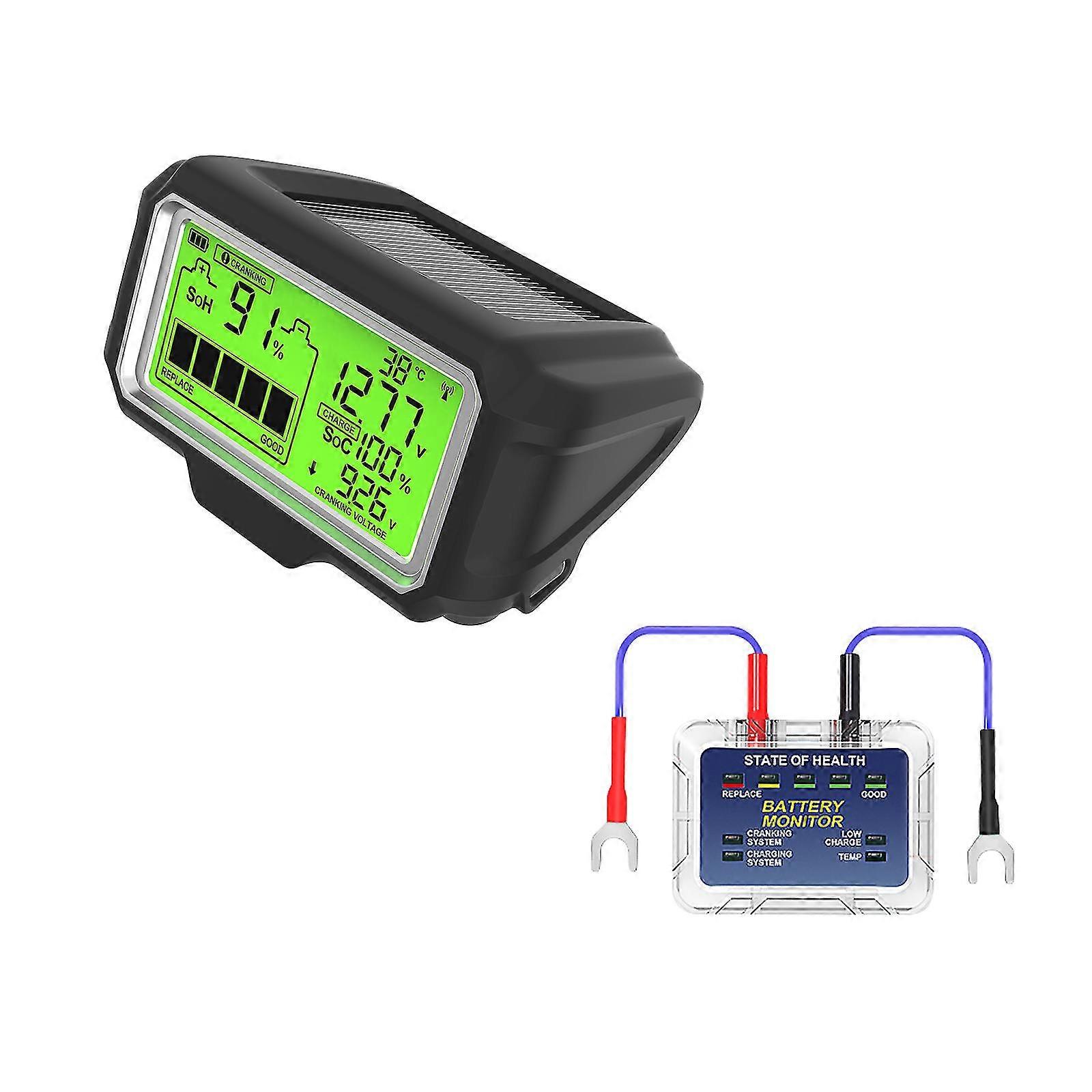 Bm5-d 12v Led Battery Tester Monitor Tool Professional Battery Health Tester Analyzer Battery Soh Soc Display Tools