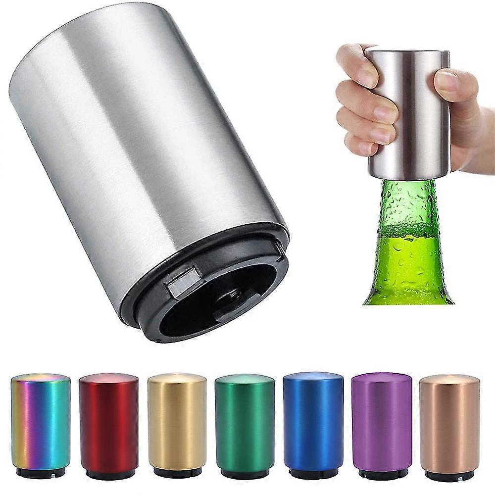Push Down Bottle Opener,magnetic Bottle Opener,automatic Bottle Opener