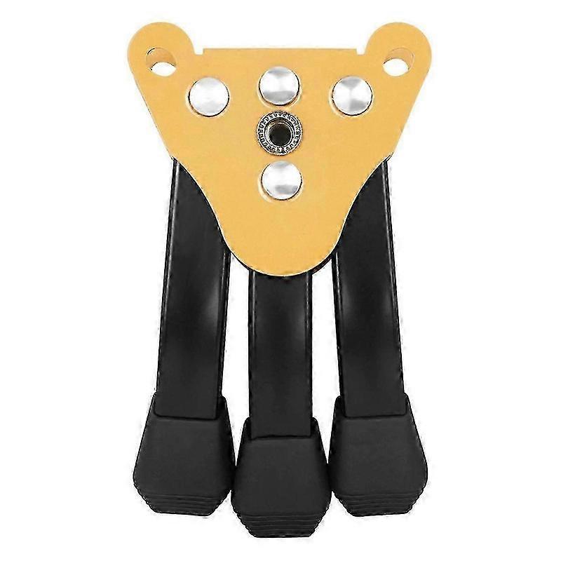 Support de flûte et de clarinette pliable et amovible, base jaune vif