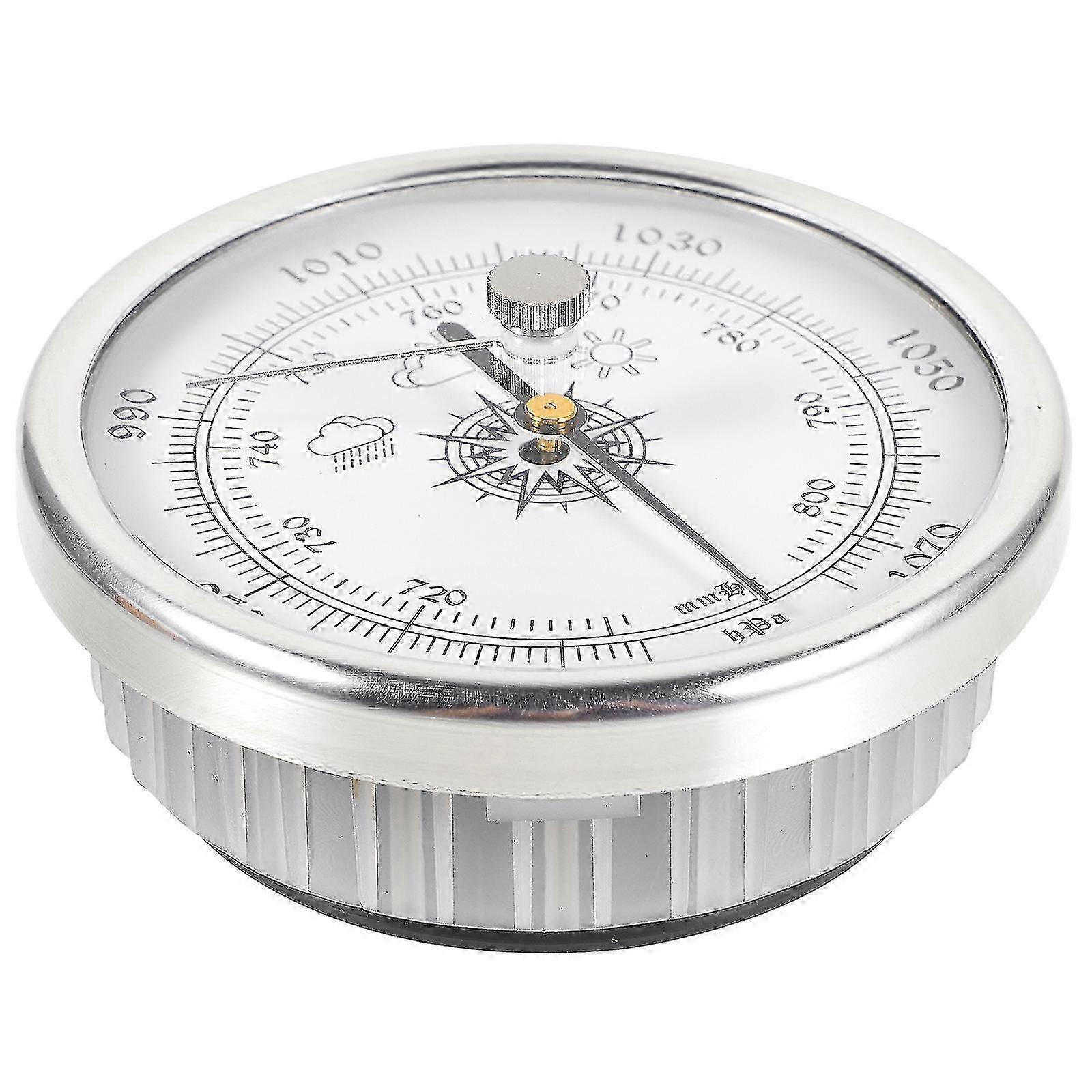 Traditional Weather Barometer Portable Barometer Tool Wall-mounted Temperature Gauge