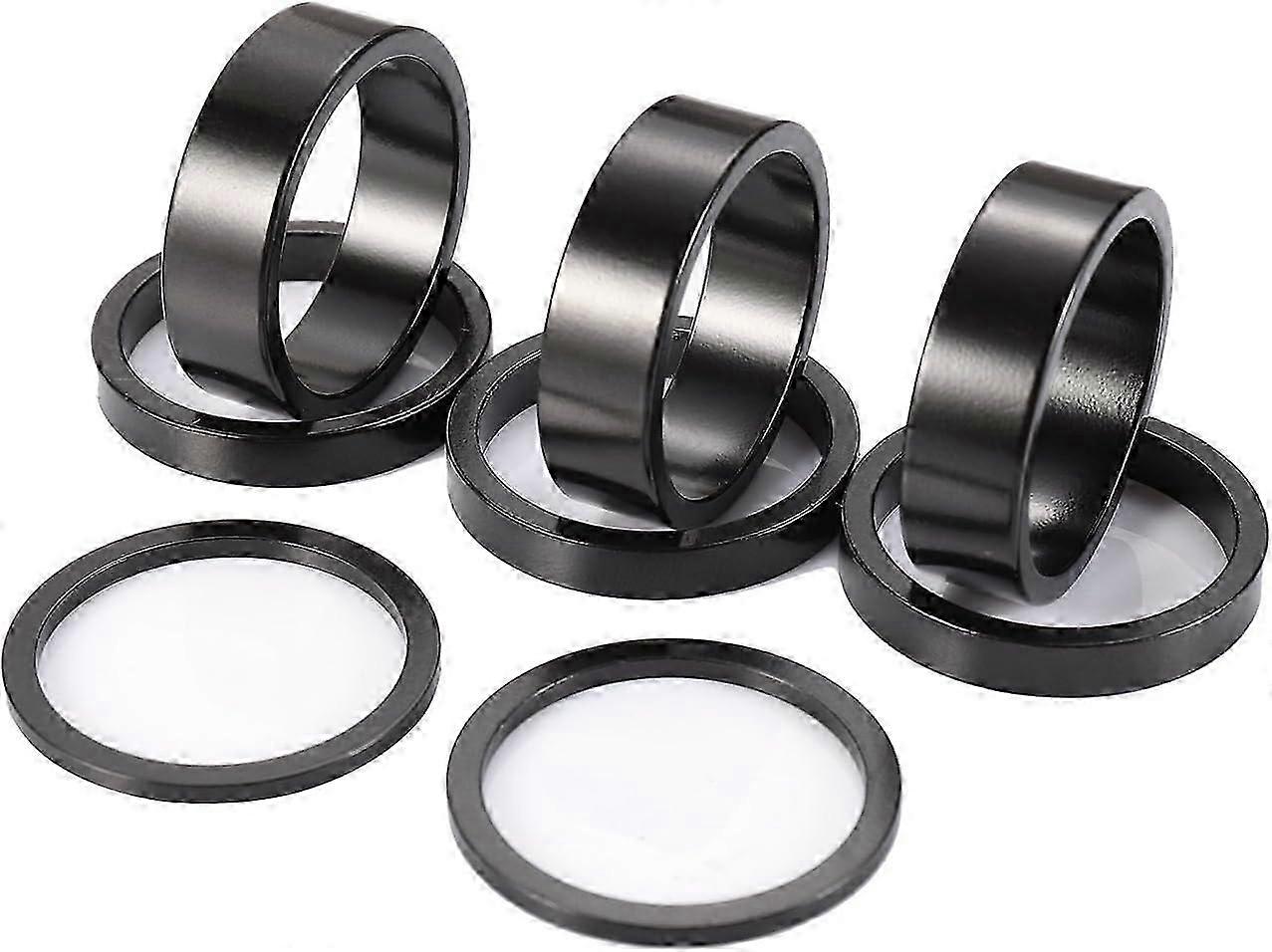 אופניים אוזניות ספייסר - סגסוגת אלומיניום - 1 1/8 אינץ '- 8pcs