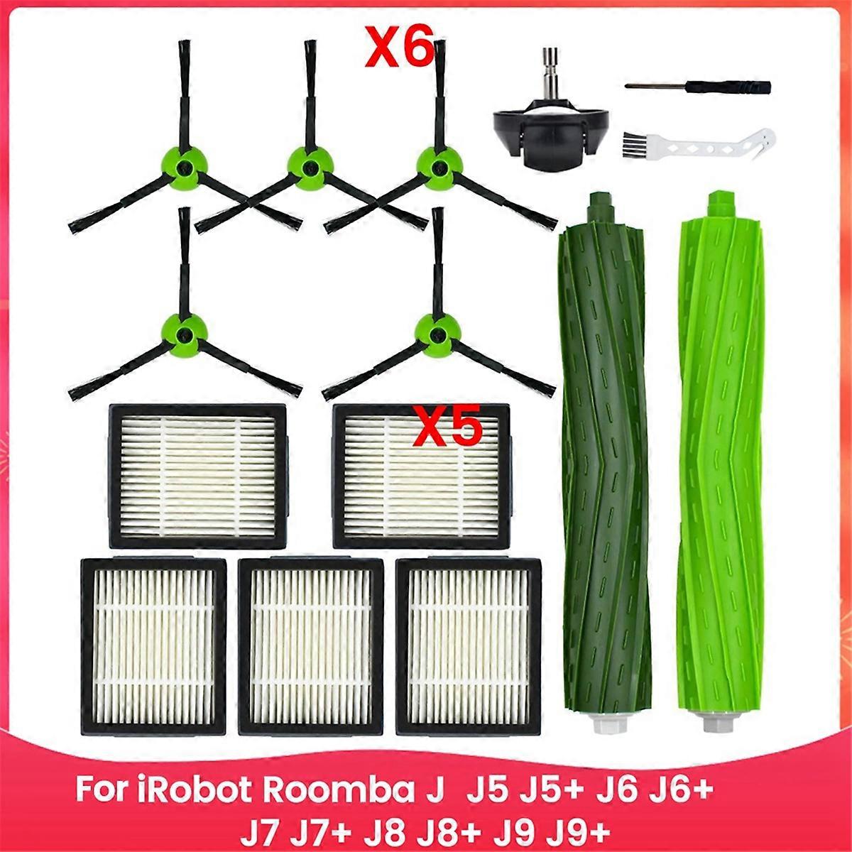 For J Series J5 J5+ J6 J6+ J7 J7+ J8 J8+ J9 J9+ Robotic Vacuum Cleaner Filter Brushes Accessories