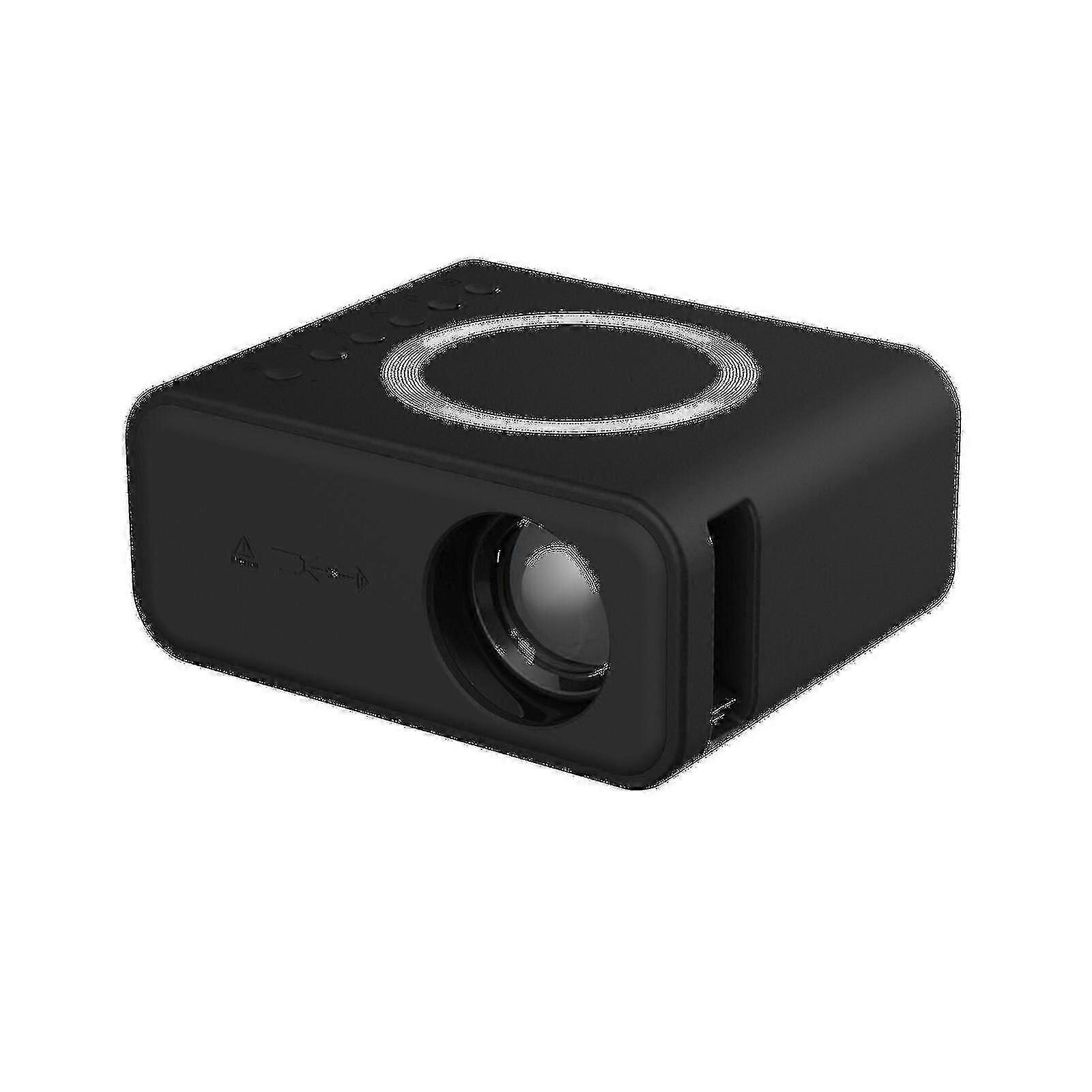 جهاز عرض 4K - 7500 لومن ، 1080 بكسل ، 3D LED ، ميني واي فاي ، سينما مسرح منزلي - أسود