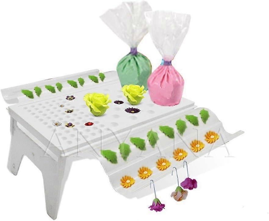 Cake Decorating Stand - Detachable Air Drying Rack for Gum Paste Flowers, Adjustable Height, Durable Construction