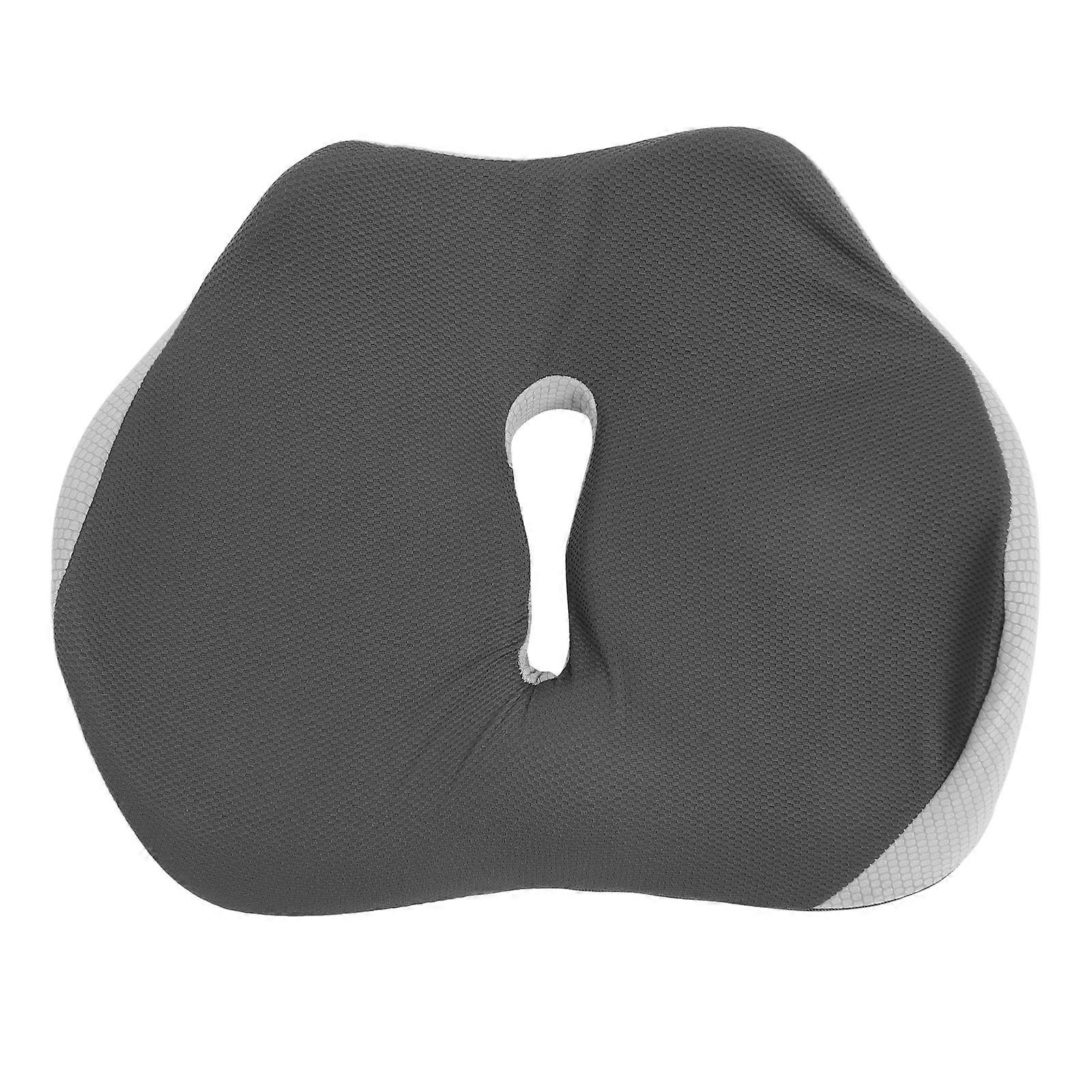 Comfort in Every Seat: Gray Memory Foam Office Chair Cushion - Breathable & Supportive