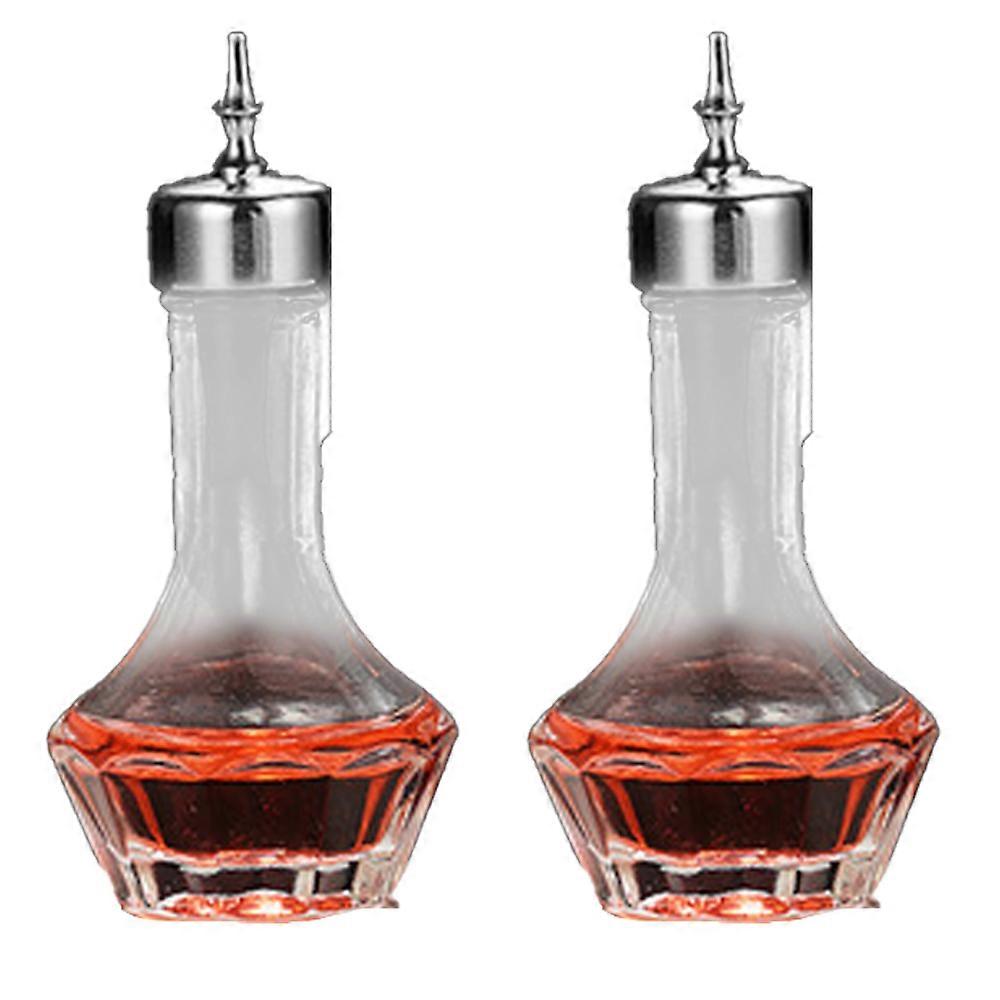 Bitters Bottle Set, Stylish Dispensing Glass Dasher Bottles