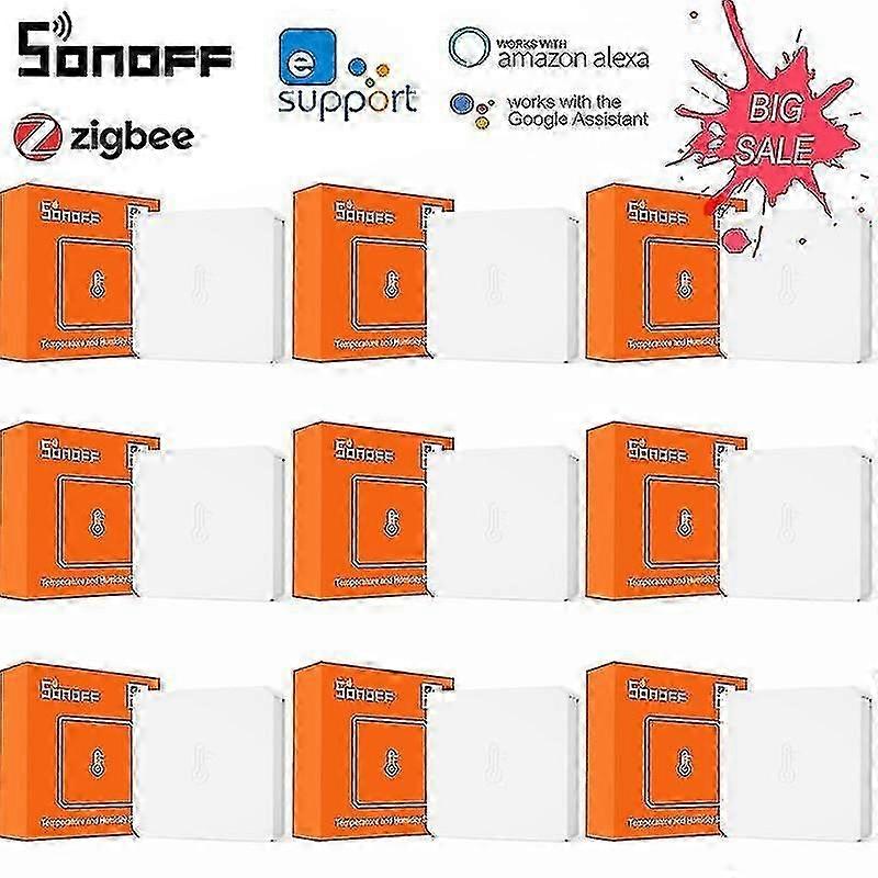 1/20 Pcs Sonoff Snzb-02 Zigbee Temperature And Humidity Sensor Real Time