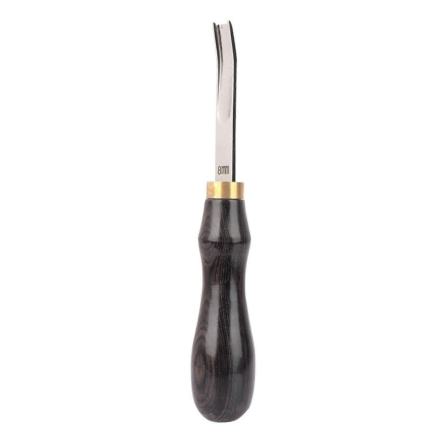 Leathercraft Edge Beveler Skiving DIY Craft Tool Leather Beveler Beveling Cutting Tool (8mm)