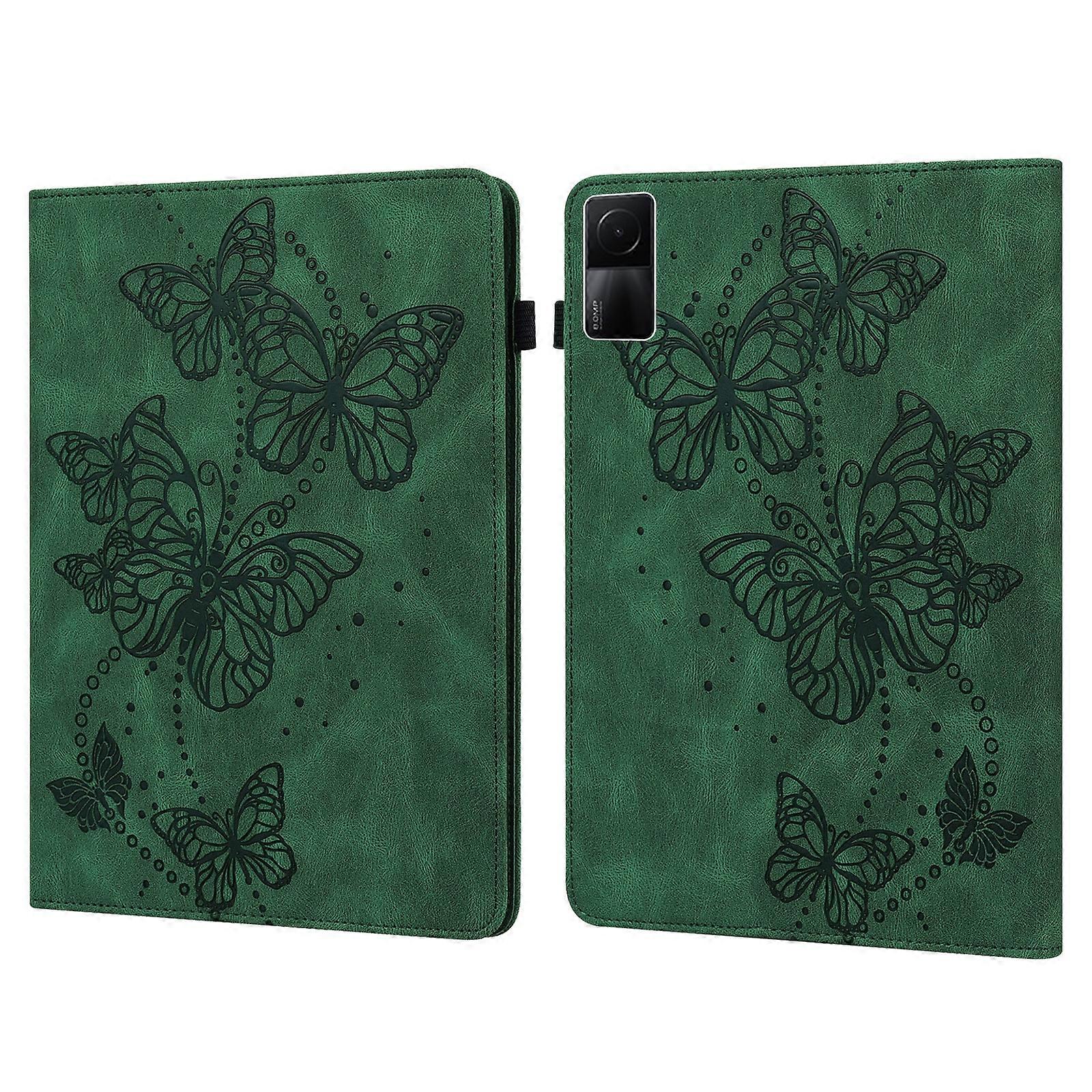 For Xiaomi Redmi Pad 10.61 Embossed Butterfly Pattern Leather Tablet Case