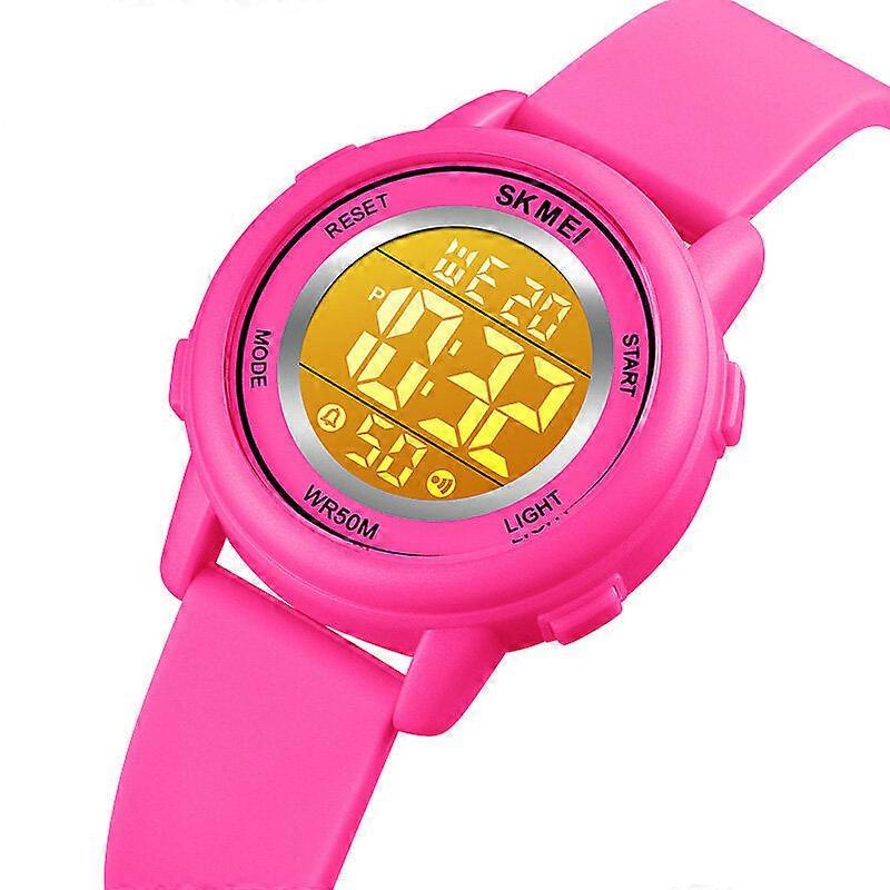 5Atm Waterproof Sports Led Backlight Display Children Digital Watch Stopwatch Clock Alarm