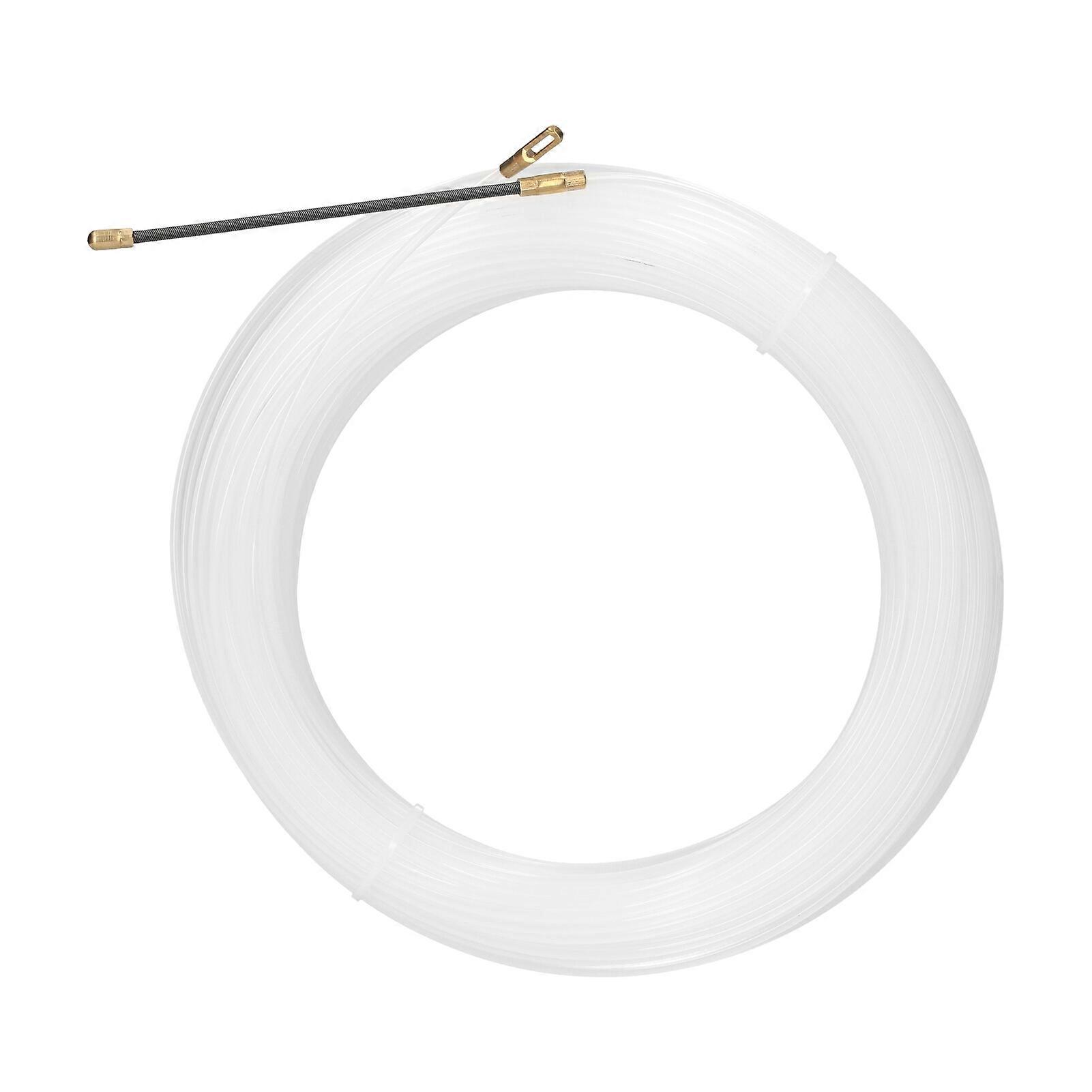 15m Fish Tape Wire Puller Cable Pulling Tool Through Wall ABS Plastic Wire Threader Electrical Wires Running Puller for Drywall Ceiling Conduit