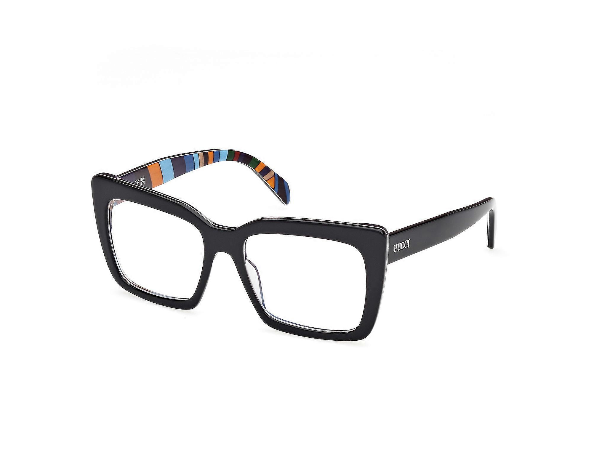 Eyewear Frames Pucci EP5261 005 black/texture 54/17/140 WOMAN