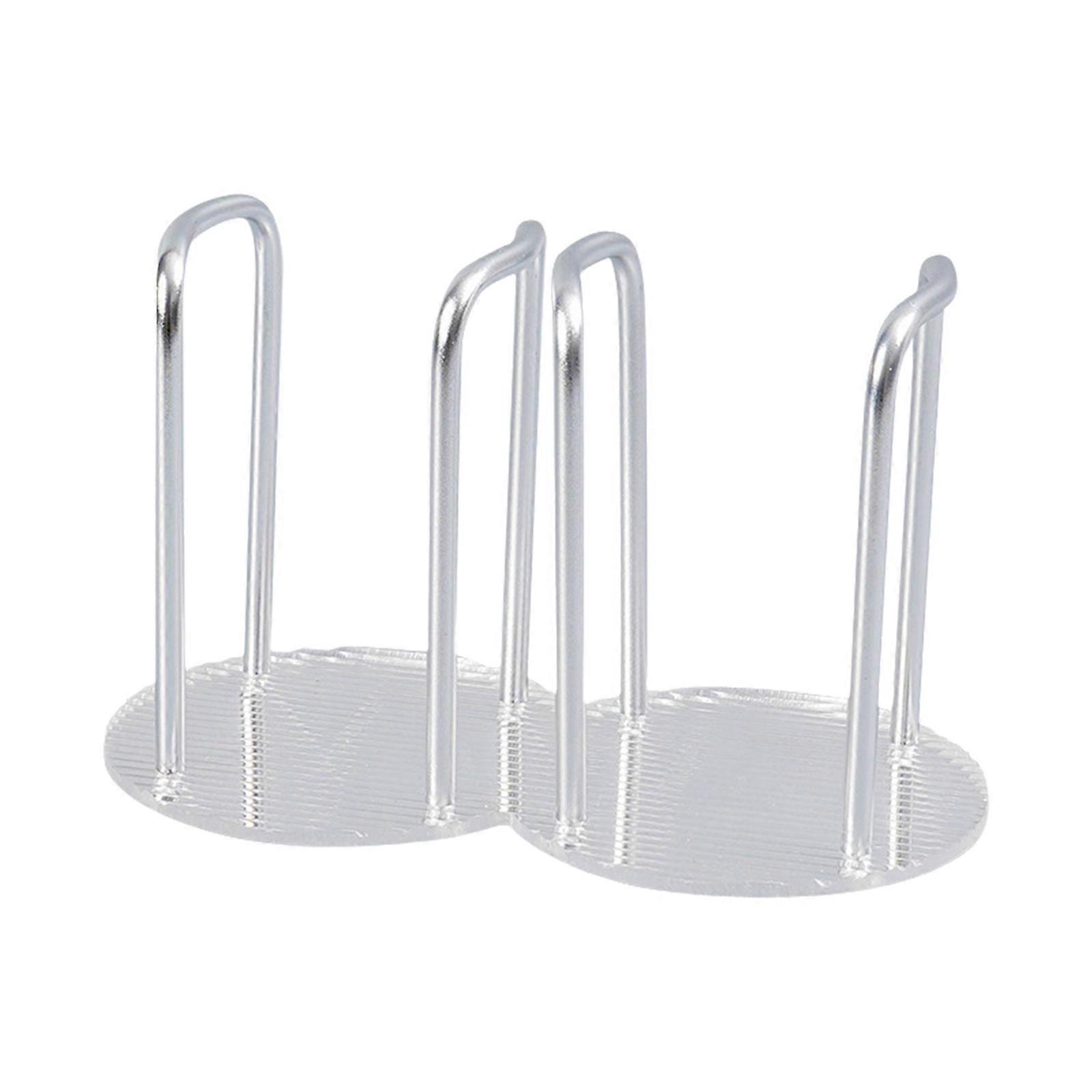 Functional Cup Display Rack Cup Organizer Practical Cup Storage Rack Unique and Easy to Clean Cup Organizer Stand Holder  Silver