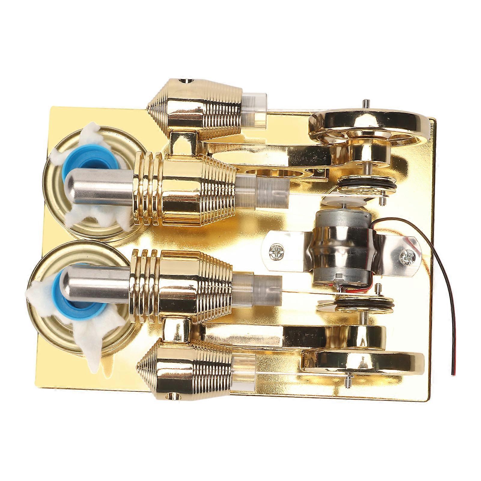 Varmluft Stirling Engine Nem montering Rustfrit stål Model